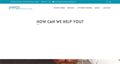 Desktop Screenshot of mariettaphysicalrehab.com